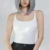 Camisola de Mujer con Almohadillas en el Busto, No Necesidad de Usar Sostén, Espalda Hermosa Todo en Uno, Ropa Exterior Blanca de Verano, Top Interior de Fondo, Nuevo Estilo