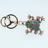 Novo Chaveiro Sapo de Diamante Acessórios para Pendurar Chaves Acessórios de Bolsa Metal