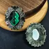 Novo Estilo Retrô Flor Antiga de Prata em Forma de Diamante Fecho Colar Pulseira Acessórios Headwear de Menina Retrô Acessórios de Brincos Reto