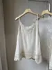 Novo Cardigã de Algodão com Mangas Morcego, Camisa de Proteção Solar Rendada, Camisa Curta para Ar Condicionado, Blusa Xale Solta para Praia, Estilo Francês