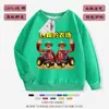 Ropa Infantil Granja de John Suéteres de Terciopelo para Niños Rojo de Año Nuevo para Niños Tops de Otoño e Invierno para Niños Tops Cálidos para Niños