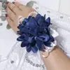 Productos de Boda Amados Flor de Muñeca para Boda Boda Novia Dama de Honor Hermanas Flor de Mano Flor de Muñeca Estilo Coreano Flor de Mano de Tela
