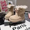 Botas de Nieve de Colores Caramelo de Moda para Mujer Otoño/Invierno 2026 Nuevas Botas Cortas de Suela Gruesa Forradas de Felpa de Estilo Vintage de Dos Formas Botas de Algodón 'Papa Pequeña'