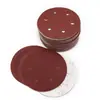 Disco de lija flocada de 9 pulgadas 225MM de 6 agujeros, lija redonda para pulir masilla de pared