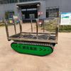 Conjunto de andador con chasis de oruga eléctrica para vehículo agrícola, chasis de oruga de goma, máquina trepadora de orugas eléctrica con control remoto