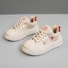 [Personalizado] K1722 Novos Sapatos Brancos 2024 Outono Sola Grossa Estudantes Estilo Coreano Fashionável Casual Respirável Versátil