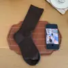 Calcetines Largos Básicos Sin Costuras para Otoño e Invierno para Mujer Estilo Japonés de Moda Color Sólido Versátiles de Media Pantorrilla Calcetines de Maternidad Se Pueden Apilar o Enderezar