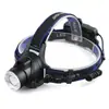 Lanterna de cabeça A6 Fita Azul versão atualizada indução T6 lanterna brilhante lanterna Rei Celestial lanterna de carregamento com zoom lanterna LED