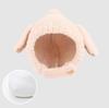 Sombrero de Invierno para Bebé de una Sola Pieza ins Lindo Orejas de Conejo Algodón a Prueba de Frío Felpa Cálido para Bebé Sombrero de Protección para Orejas de Bebé