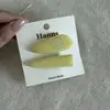 Set de Pasadores Metálicos Dulces y Femeninos Pinza para Flequillo Ovalada Pinza Lateral para Cabello Suelto Azul Rosa Pasador Popular para la Frente Dulce