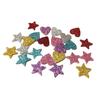 Parches de Estrella en Forma de Corazón, Tela No Tejida con Purpurina, Materiales y Accesorios para Accesorios del Cabello, Parches de Tela No Tejida de Flor de Ciruelo
