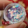 Lentejuelas para Uñas Año Nuevo Fortuna Rojo Festivo Forma Especial Brillo Fino Lámina de Oro Ópalo Color Mezclado Decoraciones para Uñas