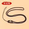 Colar de Corda de Abacaxi Grosso Feito à Mão DIY Corda Trançada Pingente de Jade Dourado Corda de Joalheria Corda Colar de Corda Atacado