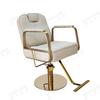 Silla Vintage de Barbería, Silla de Acero Inoxidable para Peluquería, Permanente y Teñido, Altura Ajustable, Giratoria, Silla de Salón Engrosada