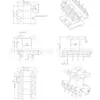 EE25 Esqueleto de Baquelite Esqueleto Vertical BOBINA4 +4 EE25 Esqueleto de Transformador 2501