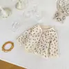 Ropa de Exterior Delgada de Manga Larga para Bebés y Niños Pequeños Primavera y Verano Estilo Coreano Ropa Infantil Cárdigan Transpirable con Estampado de Oso y Flores Protector contra Mosquitos