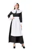Amazon Fantasias de Halloween Vestido de Pioneira Feminino Traje Histórico Guerra Civil Vestido Colonial da Pradaria