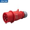 Conector de Acoplamento ZDCEE à Prova d'Água para Aviação Industrial Não à Prova de Explosão, 3 Furos, 4 Pinos, 5 Pinos, 16A/32A, Macho e Fêmea