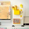 [De pie] Estante de almacenamiento de tablero perforado de escritorio de metal sin perforaciones para escritorio de oficina Almacenamiento de escritorio Portalápices para llaves de papelería