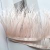 Tira de Tela de Plumas 10-13cm Borde de Tela de Pluma de Avestruz Material de Decoración para Vestido Falda de Baile Latino Cinturón de Tela Accesorios de Ropa