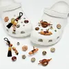 Accesorios Florales Perforados 3D Estilo Océano Iridiscente para Zapatos Desmontables Lindos Decoración de Estrella de Mar, Concha, Delfín Hebilla de Zapato Mayoreo