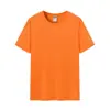 Nova Camiseta de Gola Redonda Cor Macaron de Verão Roupas para Aula de Jardim de Infância Roupas Diárias para Atividade Pai-Filho em estoque