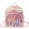 Bolsa Infantil 2026 Primavera Nova Mochila Lantejoula Laço Princesa Mochila Transparente Jardim de Infância Bolsa Escolar Exportação