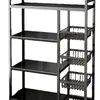 Estante prateleira piso sala de estar simples casa exposição estante prateleira de armazenamento ferro multi-camada rack de armazenamento de lanches