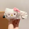 Clip de Banana de Conejo Miffy para Otoño e Invierno Clip de Cabello de Gama Alta para Niños en la Parte Posterior de la Cabeza Pinza para Coleta Alta de Niña Pinza Sujetadora Adorno para la Cabeza