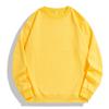 Sudaderas de manga larga personalizadas, cuello redondo para primavera y otoño, uniformes grupales de colores sólidos para mujeres y hombres, exportación transfronteriza al por mayor, bordado de logotipo personalizado.