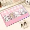Tapete de chão para banheiro Sanrio lama de diatomáceas desenho animado tapete absorvente porta do banheiro tapete antiderrapante para pés banheiro vaso sanitário