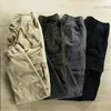 Pantalones de trabajo para hombre protección laboral pantalones de trabajo holgados casuales modernos hasta el tobillo overoles de algodón para hombre