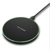 Cargador inalámbrico de carga rápida de 10W para teléfono móvil Apple Samsung 15W cargador inalámbrico de disco de aleación de aluminio fabricantes