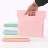 Bolsa de mensageiro portátil preta, bolsa de embalagem de armazém de logística transfronteiriça colorida, bolsa de embalagem à prova d'água, bolsa de mensageiro espessa com alça