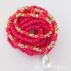 Suministro Transfronterizo Cadenas para la Cintura Europeas y Americanas Cadena Corporal Africana Cadena para el Vientre de Cuentas de Vidrio Joyería para Bikini Cadena para la Cintura