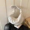 Bolsa Casual de Grande Capacidade para Mulheres 2026 Nova Moda Bolinhas Bolsa de Ombro para o Dia a Dia Simples Crossbody Bolsa Dumpling