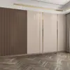 Tela de Pared de Rejilla de Color Liso Minimalista Moderna, Papel Tapiz de Pared de Fondo de TV de Lujo Ligero, Sala de Estar Sofá Dormitorio Tela de Pared Estéreo 3D