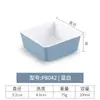 Cuenco de melamina imitación porcelana para condimentos para restaurantes y locales de hot pot, platillo cuadrado para salsas, platillo para vinagre, platillo para mojar, platillo para snacks, vajilla comercial de plástico