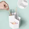 Portalápices para Estudiantes Caja de Almacenamiento Plástico Papelería Multifuncional Escritorio Cubo Almacenamiento Brochas Maquillaje Oficina Gran Capacidad