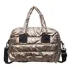 Bolsa de Fitness para Comercio Exterior para Mujer, Bolsa Deportiva, Bolsa de Ropa de Algodón, Tote de Yoga, Bolsa de Equipaje de Viaje de un Solo Hombro, Venta al por Mayor de Fábrica