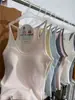 Top sin espalda con tirantes finos y copas acolchadas, Camisola pequeña de bloques de color, Chaleco sin espalda para interior/exterior para mujer, Top versátil adelgazante