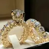 Super Popular Temu Mais Vendido Novo Joia Transfronteiriça Anéis de Moda Feminina Estilo Europeu e Americano com Cravações de Diamante Redondo Anel Totalmente de Diamante