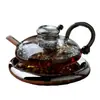 Tetera Nueva, Olla Cola de Rata, Olla de Vidrio de Alto Borosilicato Resistente al Calor, Olla Saludable, Hervidor de Agua, Cafetera Térmica para el Hogar