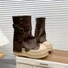 Botines Martin de plataforma para mujer que aumentan la altura, nuevos botines cortos otoño/invierno 2026 con suelas gruesas, suelas de plataforma y diseño ajustado