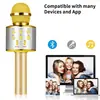 Nuevo Micrófono Bluetooth WS858 858L Micrófono Inalámbrico de Mano Linterna de Audio Transfronteriza Fábrica Ksong Bao