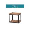 Sofá nórdico informal de teca y ratán para exteriores, mesa y silla creativas para patio, balcón y jardín, combinación de muebles de ratán