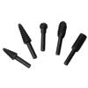 Juego de 5 y 10 piezas de limas giratorias de forma especial para carpintería, cuchillo para tallar madera, lima para carpintería, cabezal de pulido, lima giratoria en relieve