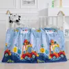 Edredom Infantil de Verão Fresco de Algodão Lavado Jardim de Infância Edredom para Ar Condicionado Soneca de Bebê Solteiro Desenho Animado Fino Verão Lavável à Máquina