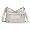 Bolsa para Madres de Mediana Edad de Gran Capacidad 2025 Nueva Bolso Cruzado Casual para Mujer Bolso Cuadrado Pequeño de Moda Casual