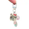 Llavero Creativo Luminoso de Animales de Dibujos Animados para Coche Regalo para Mejor Amigo Colgante para Mochila Escolar Regalo para Pareja Colgante de Joyería
